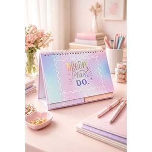 Liz Planlayıcı Masa Takvimi Özel Kesimli TKV04