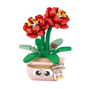 Saksılı Nergis Zambağı Blok (430 Parça)