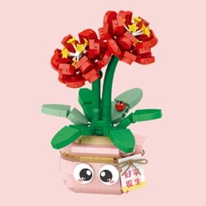 Saksılı Nergis Zambağı Blok (430 Parça)