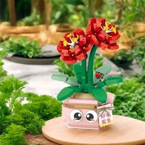 Saksılı Nergis Zambağı Blok (430 Parça)