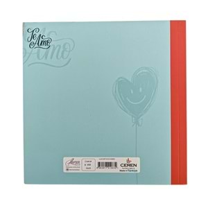Lilamor Kare Defter 15x15 cm 144 Sayfa Düz