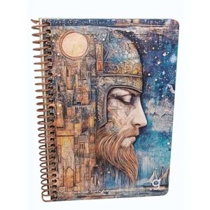 Gıpta North Sprl. Sert Kpk. Defter 17x24 80 Yp. Çizgili