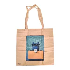 Lilamor Entel Kedi Cep Torba Hediyelik Bez Çanta LLM-HDY0957