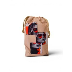 Lilamor Sanat Cep Torba Hediyelik Bez Çanta LLM-HDY0954