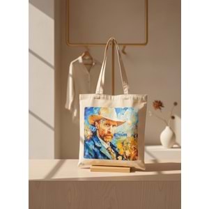 Lilamor Van Gogh Cep Torba Hediyelik Bez Çanta LLM-HDY0949