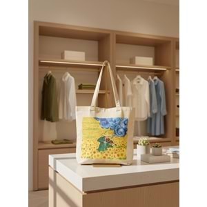 Lilamor Van Gogh Cep Torba Hediyelik Bez Çanta LLM-HDY0949