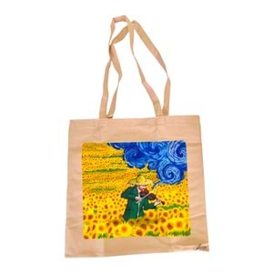 Lilamor Van Gogh Cep Torba Hediyelik Bez Çanta LLM-HDY0949