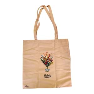 Lilamor Çiçek Cep Torba Hediyelik Bez Çanta LLM-HDY0960