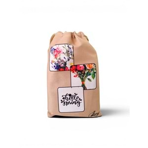 Lilamor Çiçek Cep Torba Hediyelik Bez Çanta LLM-HDY0960