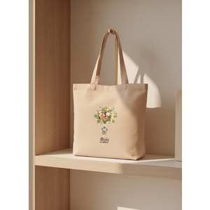 Lilamor Çiçek Cep Torba Hediyelik Bez Çanta LLM-HDY0959
