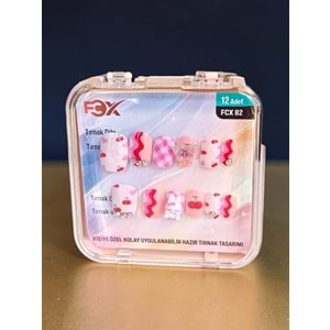 Desenli Takma Tırnak 12 Li FCX-82 (ASORTİ)