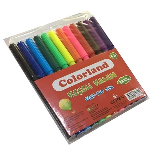 Colorland Keçeli Kalem 12`Li Kec01