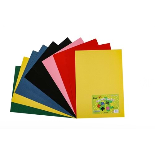 Lino Kadifeli Kağıt 6 Renk 10 Lu 23x33 cm