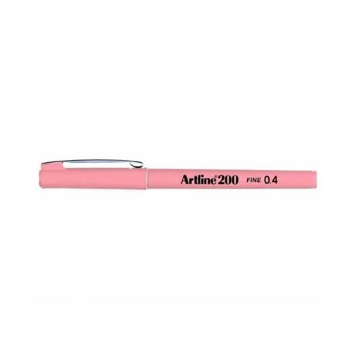 Artline 200N Fine Keçe Uçlu Yazı Kalemi Uç 0.4 Mm Kayısı