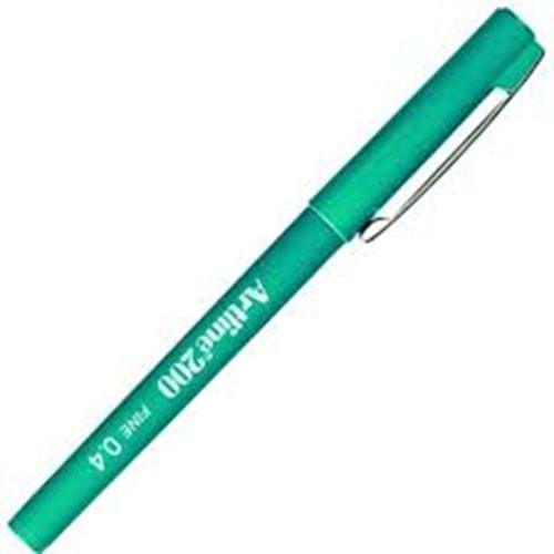 Artline 200N Fine Keçe Uçlu Yazı Kalemi Uç 0.4 Mm Koyu Yeşil
