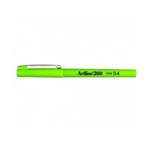 Artline 200N Fine Keçe Uçlu Yazı Kalemi Uç 0.4 Mm Fıstık Yeşili