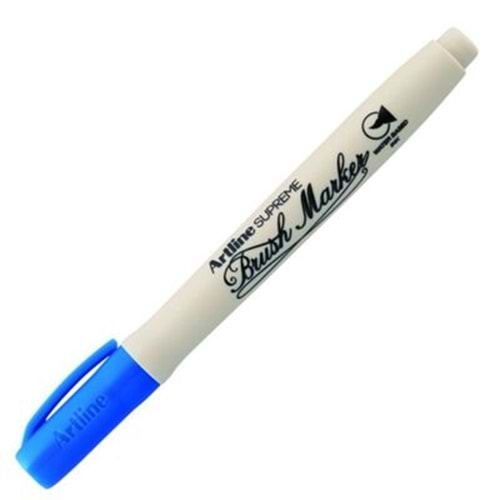 Artline Supreme Brush Marker Esnek Fırça Uçlu Kalem Mavi