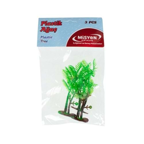 Misyon Plastik Ağaç 3 Lü Ağaç-003