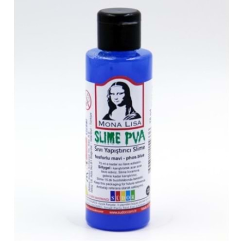 Monalisa Sıvı Slime 70 ml Fosforlu Mavi