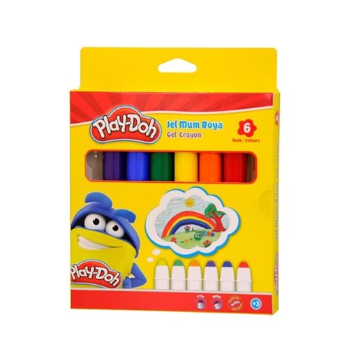 Play-Doh Jel Crayon Mum Boya 6 Renk Play-Cr013