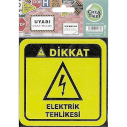 Uyarı Elektrik Tehlikesi İşareti Uyarı Etiketleri