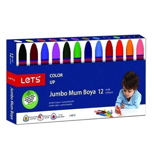 Lets Jumbo Mum Boya 12 Renk L-6512