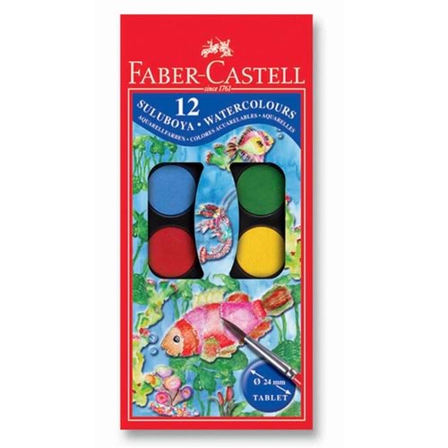 Faber-Castell 12 Renk Sulu Boya Küçük Boy