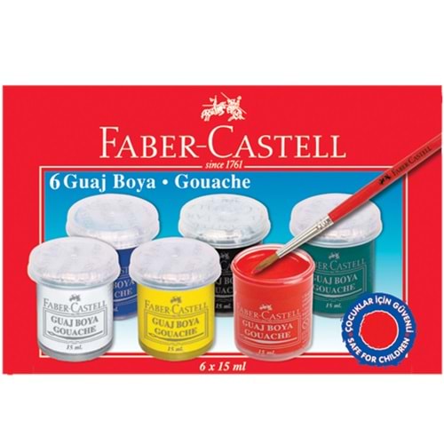 Faber-Castell Guaj Boya 6 Renk