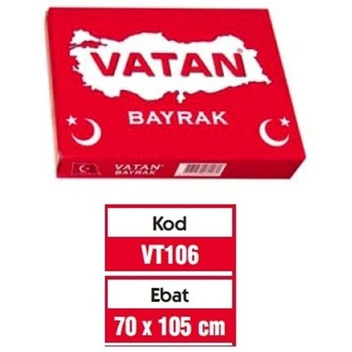 Vatan Bayrak 70x105 VT106