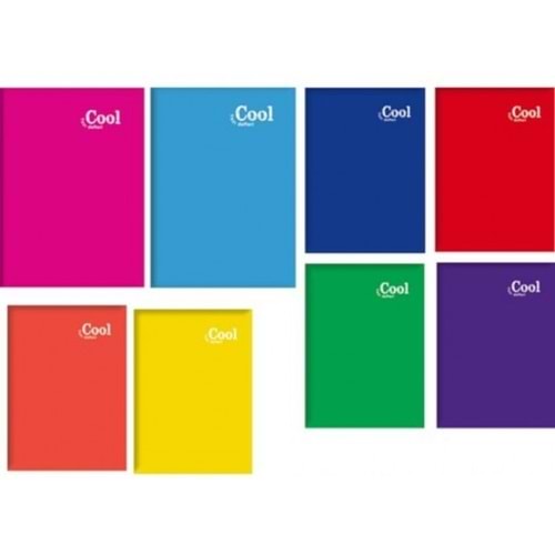 Keskin Color Cool Dik Yazı Defteri A4 40 Yp.Tel Dikişli Plastik Kp.