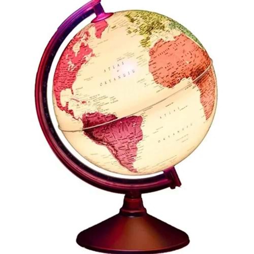 Gürbüz Işıklı Harita Dünya Küresi 26 cm (7 Renk)