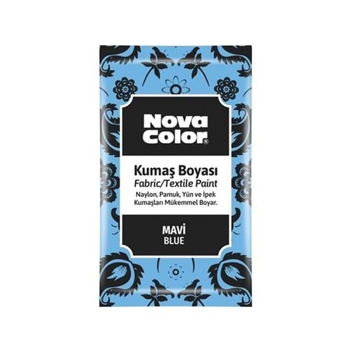 Nova Color Kumaş Boyası Toz Mavi 12 Gr