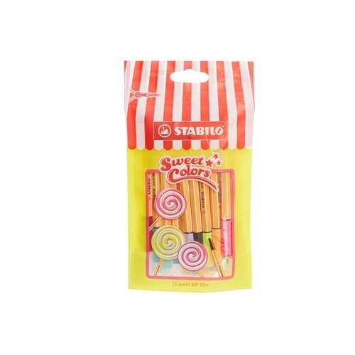 Stabilo Point 88 Mini Sweet Colors 15 Li Paket