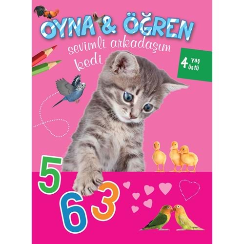 Oyna - Öğren Sevimli Arkadaşım Kedi - 4 Yaş Üstü Parıltı Yayınları
