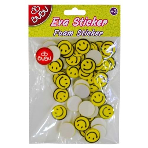 Bu Bu Eva Sticker Gülen Yüz Küçük Sts029