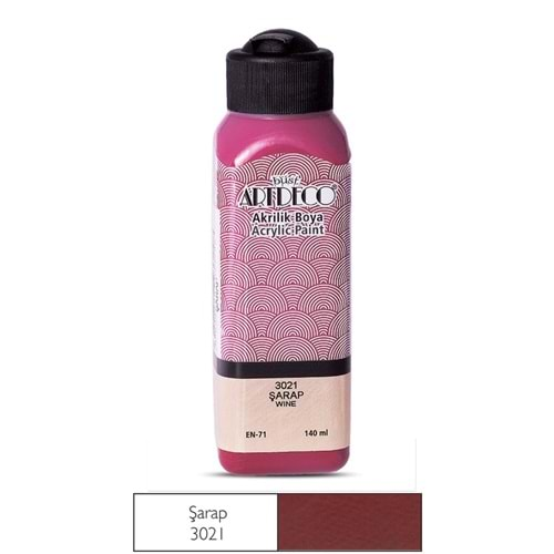 Artdeco Akrilik Boya 140 ml Şarap 3021