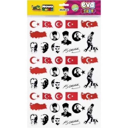 Nova Color Eva Sticker Atatürk