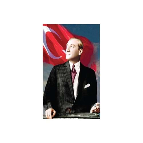 Vatan Bayrak 100x150 cm Atatürk Posteri