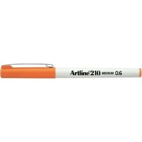 Artline 210N Keçe Uçlu Yazı Kalemi 0.6 mm Turuncu