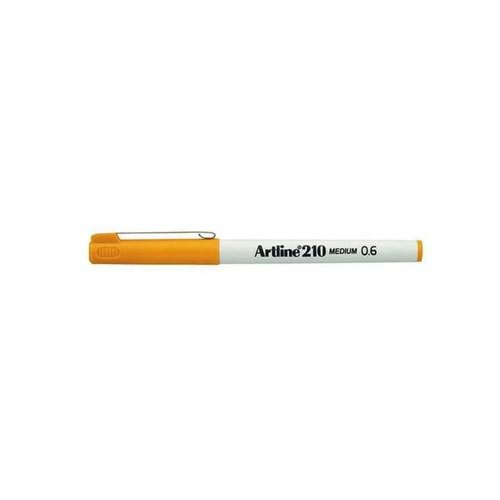 Artline 210N Keçe Uçlu Yazı Kalemi 0.6 mm Sarı
