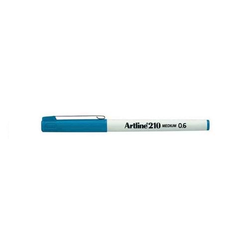 Artline 210N Keçe Uçlu Yazı Kalemi 0.6 mm Gök Mavisi