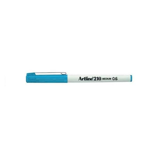 Artline 210N Keçe Uçlu Yazı Kalemi 0.6 mm Açık Mavi