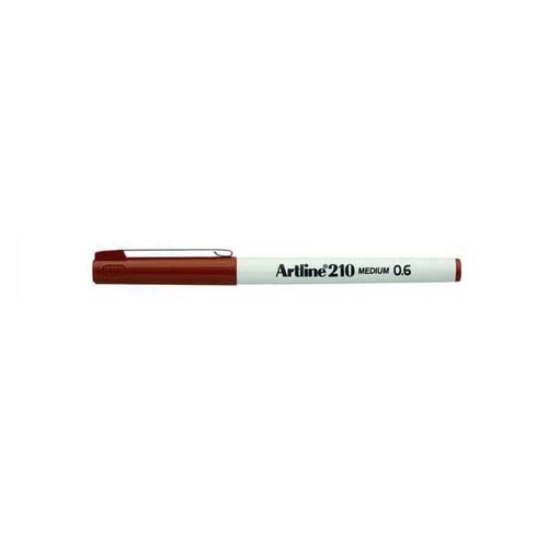 Artline 210N Keçe Uçlu Yazı Kalemi 0.6 mm Kahverengi