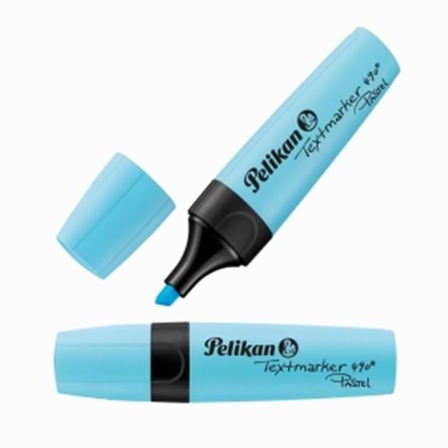 Pelikan 490 Fosforlu İşaretleme Kalem Pastel Mavi