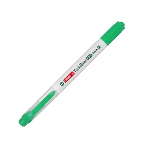 Donga Twinliner Soft Brush Fırça Uçlu İşaretleme Kalemi Mint Yeşili No:52