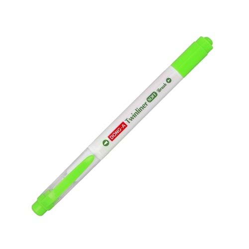 Donga Twinliner Soft Brush Fırça Uçlu İşaretleme Kalemi Çimen Yeşili No:41
