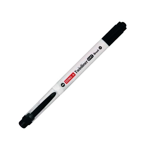 Donga Twinliner Soft Brush Fırça Uçlu İşaretleme Kalemi Siyah No: 31