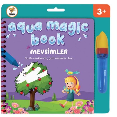 Lino Aqua Magic Book Mevsimler (Sihirli Boyama Kitabı)