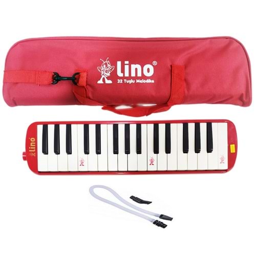 Lino Melodika 32 Tuşlu Bez Çanta Kırmızı