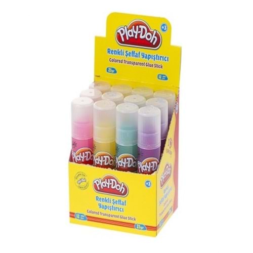Play-Doh Stick Yapıştırıcı Transparan Renkli Pembe 21 Gr